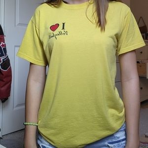 Jerzees Size Small Tshirt. Color Yellow.